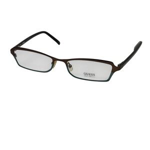 Guess Retro GU1401 B BRNTQ Eyeglasses 52-17-135  Brown/Blue  Eyewear Frame only